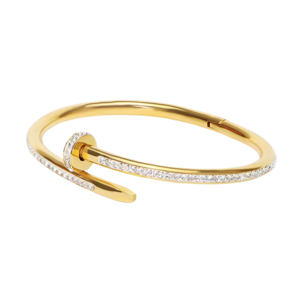 SPIKE BRACELET - GOLD DIAMOND