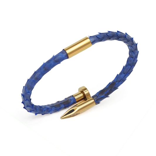 SPIKE BRACELET - BLUE PHYTON